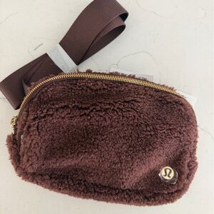 lululemon Brown Sherpa Crossbody Bag